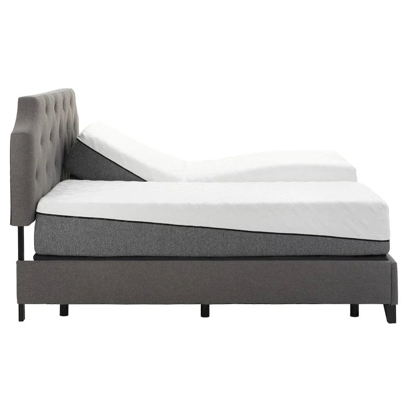 Ensemble matelas et sommier articulé Sleep Zone Pacifica de 30 cm (12 pouces) en mousse à mémoire de forme