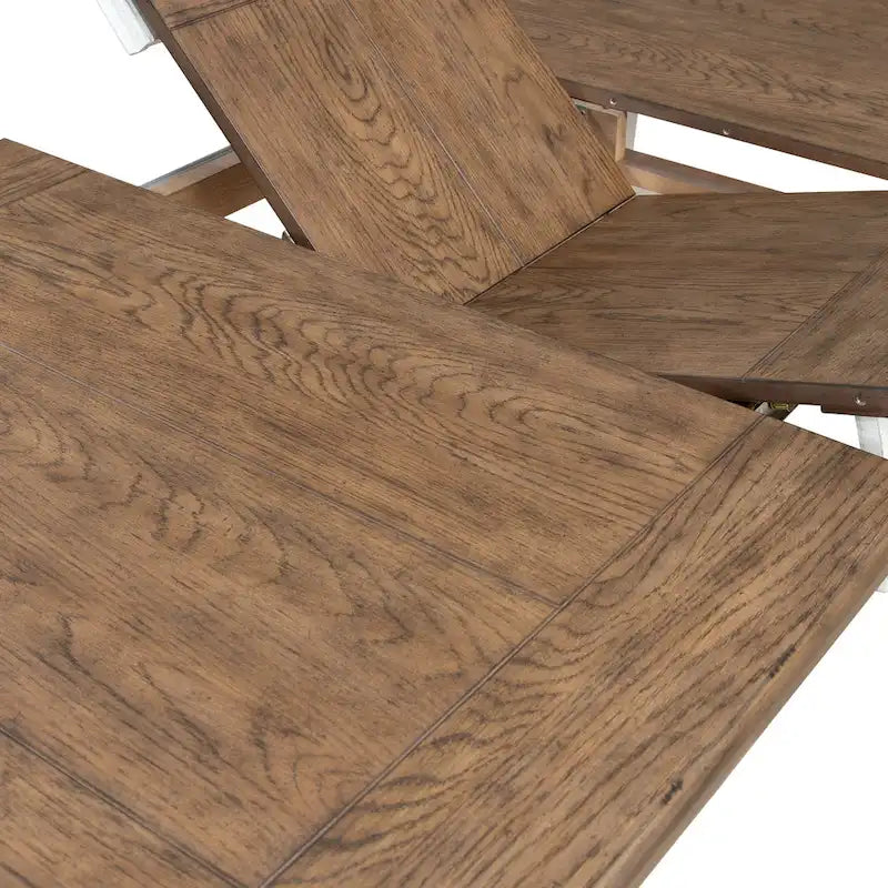 Ensemble table rectangulaire d'extérieur avec chaises de salle à manger - Différentes options