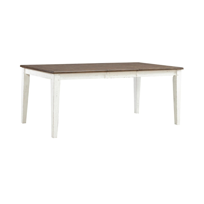 Ensemble table rectangulaire d'extérieur avec chaises de salle à manger - Différentes options