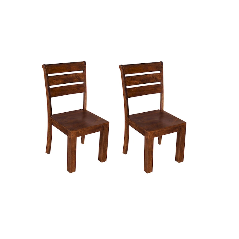 Chaises de salle à manger en bois massif Willow (lot de 2)