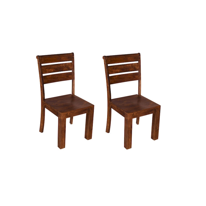Chaises de salle à manger en bois massif Willow (lot de 2)